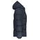 Plumífero con capucha reciclado mujer JN1369. Color navy.