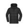 Plumífero con capucha reciclado hombre JN1370. Color black.