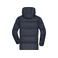 Plumífero con capucha reciclado hombre JN1370. Color navy.