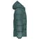 Plumífero con capucha reciclado hombre JN1370. Color smoky green.
