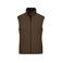 Chaleco softshell mujer JN138. Color brown.