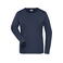 Camiseta de trabajo manga larga reciclada mujer JN1803. Color navy.