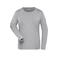 Camiseta de trabajo manga larga reciclada mujer JN1803. Color grey/heather.