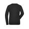Camiseta de trabajo manga larga reciclada mujer JN1803. Color black.