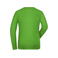 Camiseta de trabajo manga larga reciclada mujer JN1803. Color lime/green.