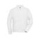 Sudadera de trabajo con cremallera hombre JN1810. Color white.