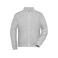 Sudadera de trabajo con cremallera hombre JN1810. Color grey/heather.