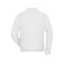 Sudadera de trabajo con cremallera hombre JN1810. Color white.
