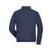 Sudadera de trabajo con cremallera hombre JN1810. Color navy.