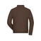 Sudadera de trabajo con cremallera hombre JN1810. Color brown.