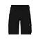 Pantalón corto de trabajo reciclado unisex JN1811. Color black/black.
