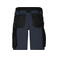 Pantalón corto de trabajo reciclado unisex JN1811. Color black/carbon.