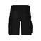 Pantalón corto de trabajo reciclado unisex JN1811. Color black/black.