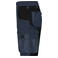 Pantalón corto de trabajo reciclado unisex JN1811. Color carbon/black.