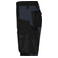 Pantalón corto de trabajo reciclado unisex JN1811. Color black/carbon.
