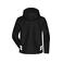Chaqueta de invierno reciclada unisex JN1814. Color black/black.