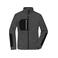 Chaqueta polar reciclada melange mujer JN1817. Color black/melange/black/silver.