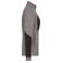 Chaqueta polar reciclada melange mujer JN1817. Color carbon/melange/black/red.