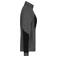 Chaqueta polar reciclada melange mujer JN1817. Color black/melange/black/silver.