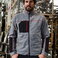 Chaqueta polar reciclada melange unisex JN1818. .