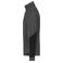 Chaqueta polar reciclada melange unisex JN1818. Color black/melange/black/silver.