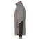 Chaqueta polar reciclada melange unisex JN1818. Color carbon/melange/black/red.