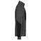 Chaqueta polar reciclada melange unisex JN1818. Color black/melange/black/silver.