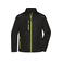 Chaqueta de invierno reciclada híbrida hombre JN1820. Color black/neon/yellow.