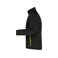 Chaqueta de invierno reciclada híbrida hombre JN1820. Color black/neon/yellow.