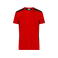 Camiseta de trabajo reciclada hombre JN1824. Color red/black.