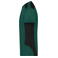 Camiseta de trabajo reciclada hombre JN1824. Color dark/green/black.