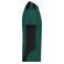 Camiseta de trabajo reciclada hombre JN1824. Color dark/green/black.
