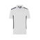 Polo de trabajo reciclado hombre JN1826. Color white/carbon.