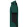 Polo de trabajo reciclado hombre JN1826. Color dark/green/black.