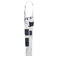 Mono de trabajo reciclado unisex JN1833. Color white/carbon.