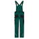 Mono de trabajo reciclado unisex JN1833. Color dark/green/black.