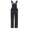 Mono de trabajo reciclado unisex JN1833. Color black/carbon.