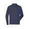 Polo manga larga hombre JN1842. Color navy.