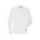 Polo manga larga hombre JN1842. Color white.