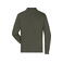 Polo manga larga hombre JN1842. Color olive.