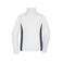Chaqueta softshell alta visibilidad mujer JN1859. Color white/carbon.