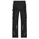 Pantalón de trabajo multibolsillos unisex JN1861. Color black/black.
