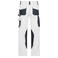 Pantalón de trabajo multibolsillos unisex JN1861. Color white/carbon.