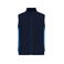 Chaleco acolchado híbrido hombre JN1864. Color navy/royal melange.