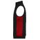 Chaleco acolchado híbrido hombre JN1864. Color black/red melange.
