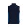 Chaleco acolchado híbrido hombre JN1864. Color navy/royal melange.