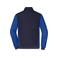 Chaqueta acolchada híbrida hombre JN1866. Color navy/royal melange.