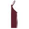 Delantal con peto JN1882. Color wine.