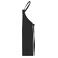 Delantal con peto JN1882. Color black.