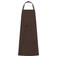 Delantal con peto JN1882. Color brown.